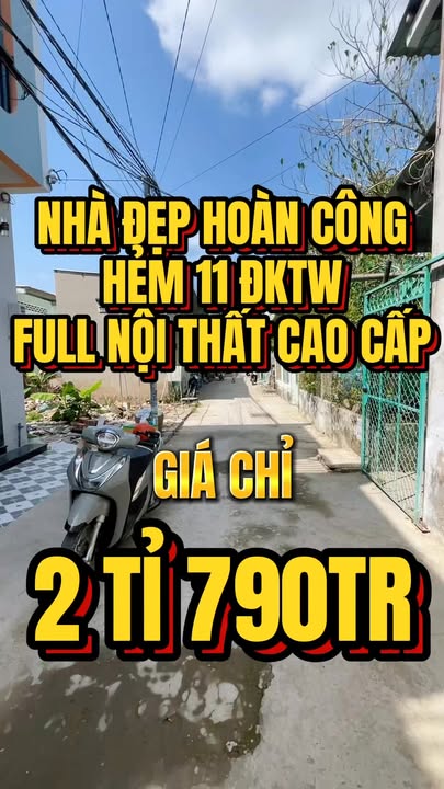 Nhà mới đẹp hẻm 11 ĐK Trung Ương Cần Thơ 45.8m² giá 2.79 tỷ - Tặng full nội thất!