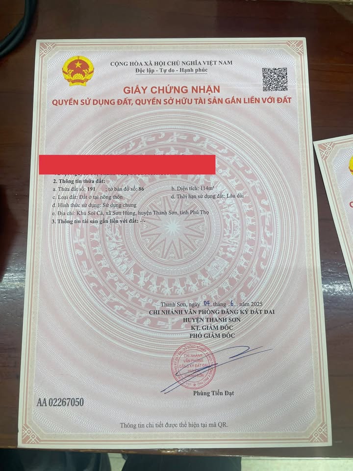 Đất nền Riverside Garden, Thanh Sơn, Phú Thọ 114m² giá 1 tỷ - Cơ hội đầu tư tuyệt vời!