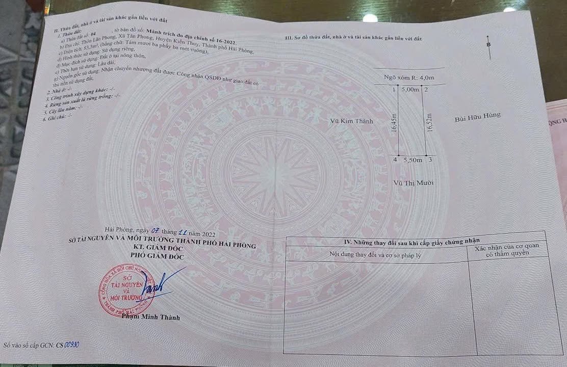 Đất nền Dương Kinh Hải Phòng 83m² giá 1 tỷ - Cơ hội đầu tư sinh lời!