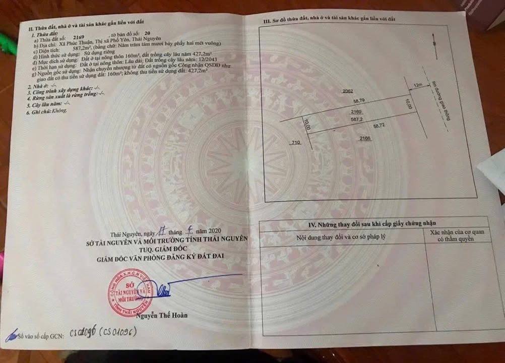 Đất nền Phúc Thuận, Phổ Yên, Thái Nguyên 587m² giá 3.815 tỷ - Đầu tư sinh lời tuyệt vời!