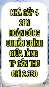 Nhà cấp 4 tại Phường Hưng Lợi, Quận Ninh Kiều, 65m² giá 2.65 tỷ - Sẵn sàng vào ở!