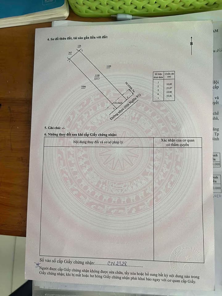 Đất nền khu phố 1, Hội Nghĩa, 530m² giá 4 tỷ - Cơ hội đầu tư tuyệt vời!
