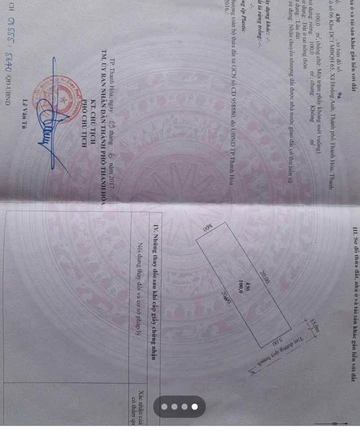 Đất nền mặt tiền trục chính MB65 – KCN Hoằng Long 100m² giá đầu tư – Tiềm năng sinh lời cao!