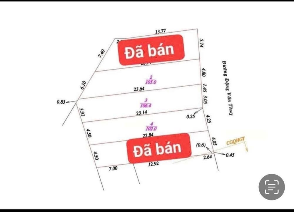 Đất nền Cửa Nam Vinh 105m² giá 2.6 tỷ - Tiềm năng đầu tư lớn!