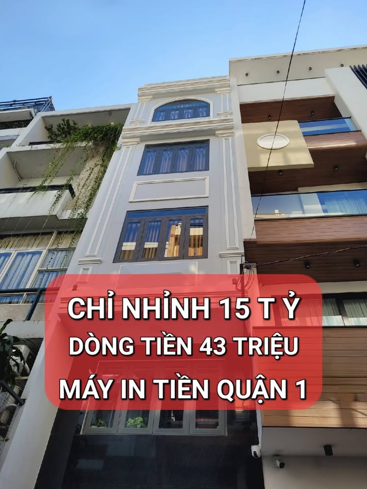 Bán gấp FrontHouse Hẻm Trần Hưng Đạo, Quận 1 51m² giá 15.6 tỷ - Cơ hội đầu tư hiếm có!