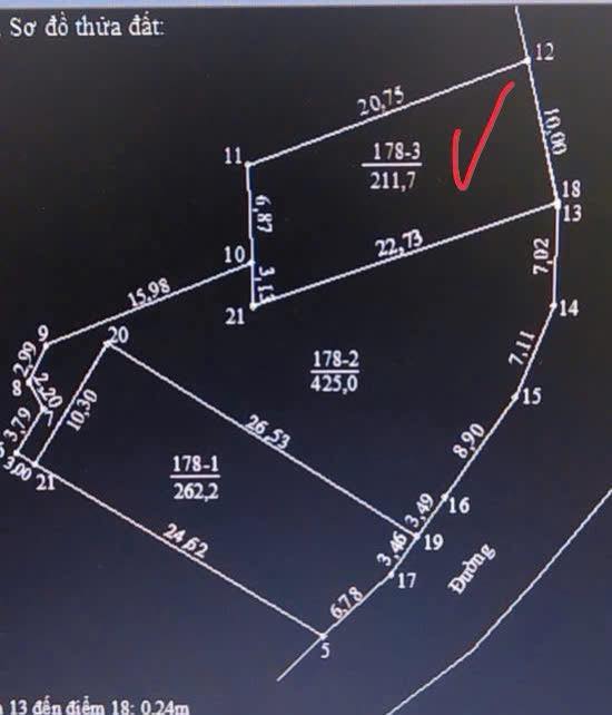 Đất nền Bất Bạt, Hoài Đức 211m² giá chỉ 1 tỷ - Diện tích rộng rãi, sổ đỏ chính chủ!