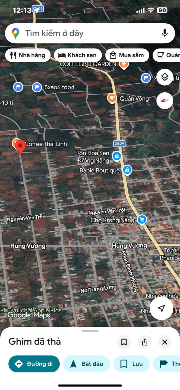 Đất thổ cư tại Phan Đăng Lưu, Krông Năng 40m² giá 1.5 tỷ - Đầu tư sinh lời cao!