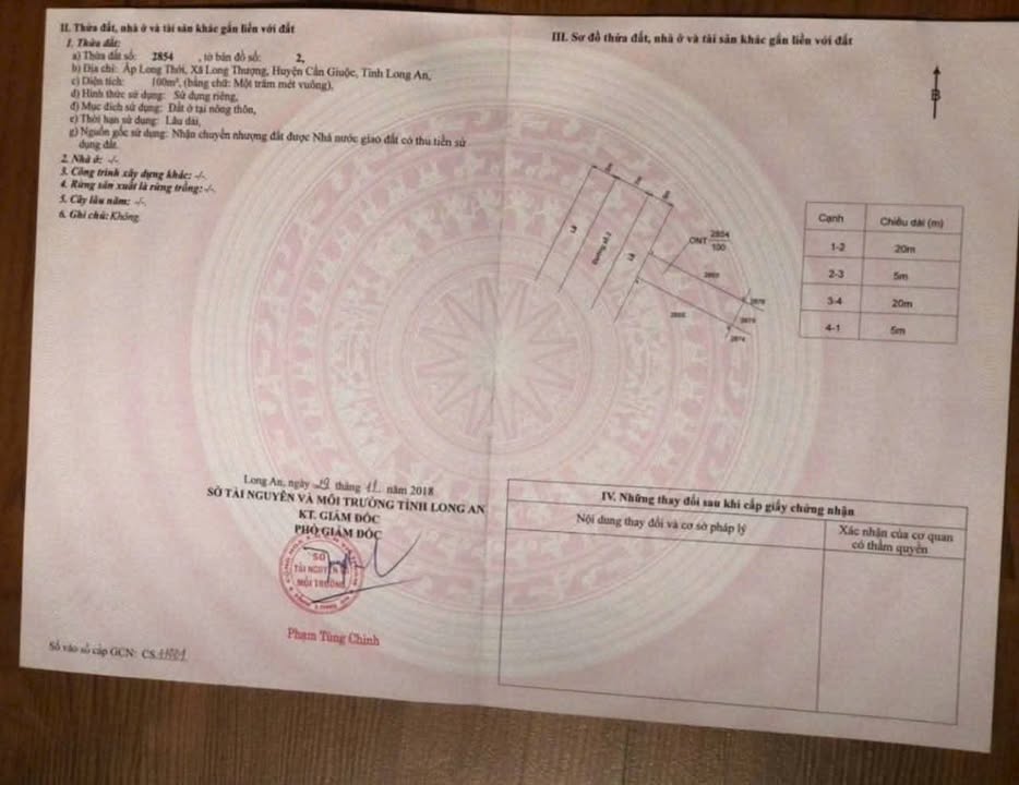 Đất nền KDC Hải Sơn, Thủ Thừa 100m² giá 2.65 tỷ - Sổ đỏ chính chủ!