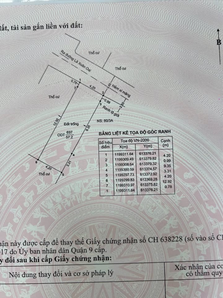 Đất nền Lã Xuân Oai, TP Thủ Đức 57m² giá 5.6 tỷ - Cơ hội đầu tư hấp dẫn!