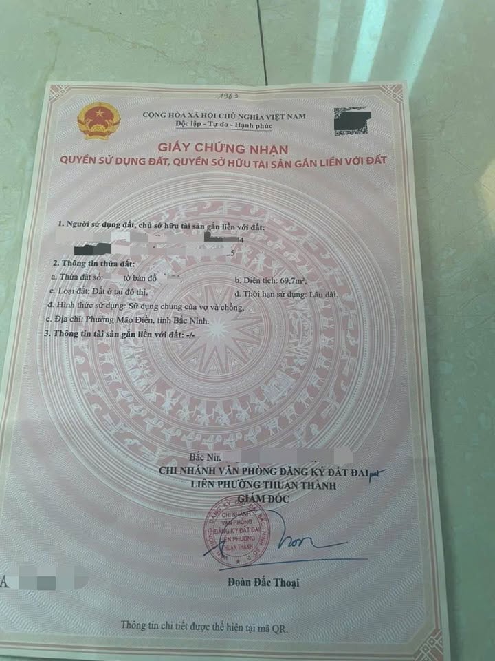 Đất thổ cư An Bình, Thuận Thành 69.7m² giá 2 tỷ - Cơ hội đầu tư hấp dẫn!