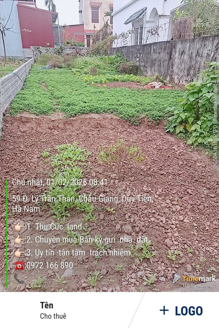 Đất nền chính chủ Phường Châu Giang Duy Tiên 102m² giá chỉ 1 tỷ - Đầu tư sinh lời ngay!