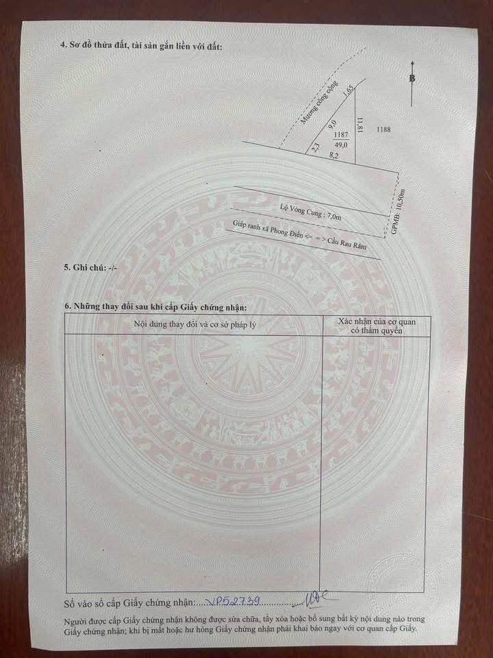 Đất nền mặt tiền Lộ Vòng Cung, An Bình, Ninh Kiều, Cần Thơ 49m² giá 1.5 tỷ - Đầu tư sinh lời tuyệt vời!