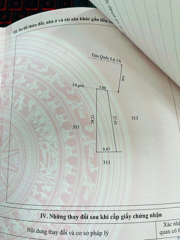 Đất FrontHouse mặt tiền QL1A, Phường Phong Điền 185m² giá 1.2 tỷ - Cơ hội đầu tư hiếm có!