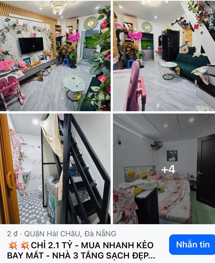 Nhà 3 tầng Nguyễn Chí Thanh, Hải Châu 20m² giá 2.1 tỷ - Sẵn sàng vào ở ngay!