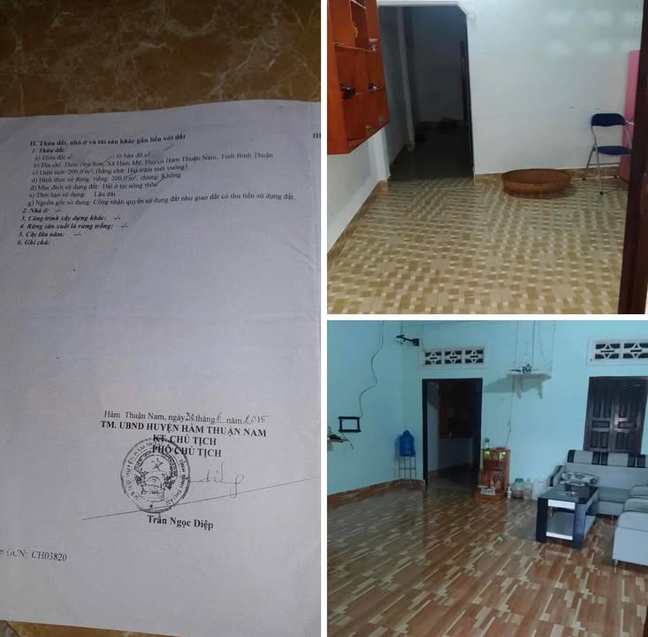 Nhà cấp 4 KDC Phú Sơn, Hàm Mỹ 200m² giá 900 triệu - Vào ở ngay!