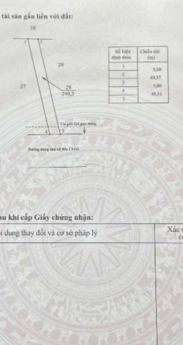 Đất thổ cư Xã Bàu Chinh 250m² giá 899 triệu - Đường nhựa rộng 10m