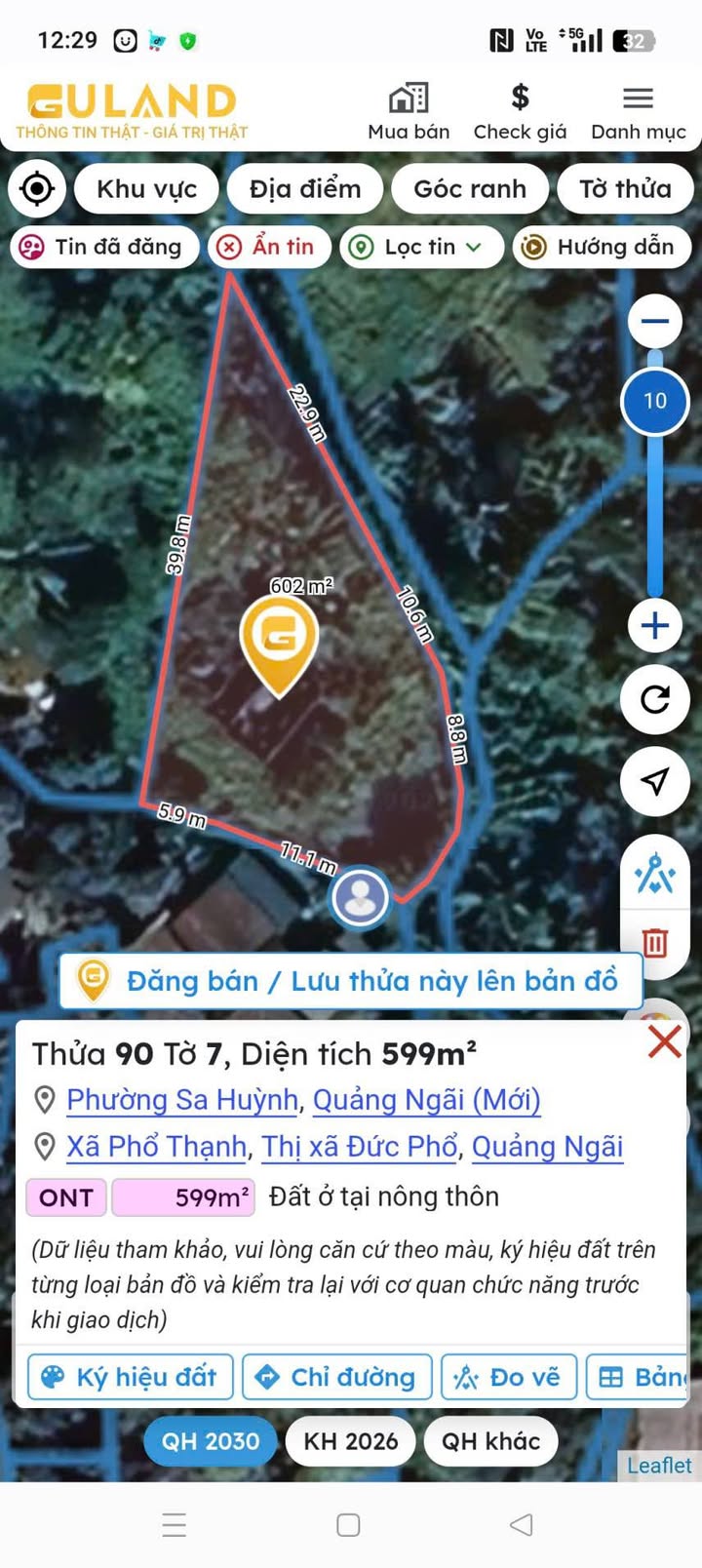 Đất nền 600m² Phường Sa Huỳnh, Thị xã Đức Phổ giá chỉ 1 tỷ - Cơ hội đầu tư tuyệt vời!
