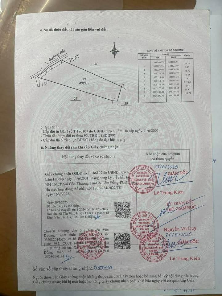 Đất nền Tân Văn, Lâm Hà 4,3 xào giá 1,45 tỷ - Cơ hội đầu tư tuyệt vời!