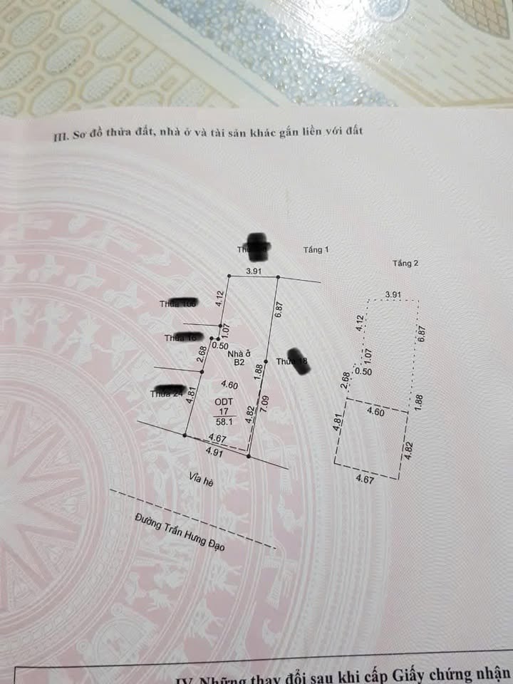 Nhà 2 tầng mặt phố Trần Hưng Đạo, Hải Dương 60m² giá 19 tỷ - Đầu tư sinh lời ngay!