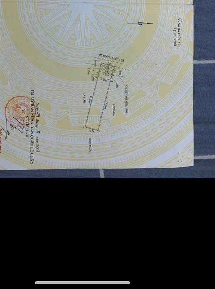 Nhà mặt đường Miếu Hai Xã, Lê Chân, Hải Phòng 42m² giá 5.95 tỷ - Kinh doanh sầm uất!