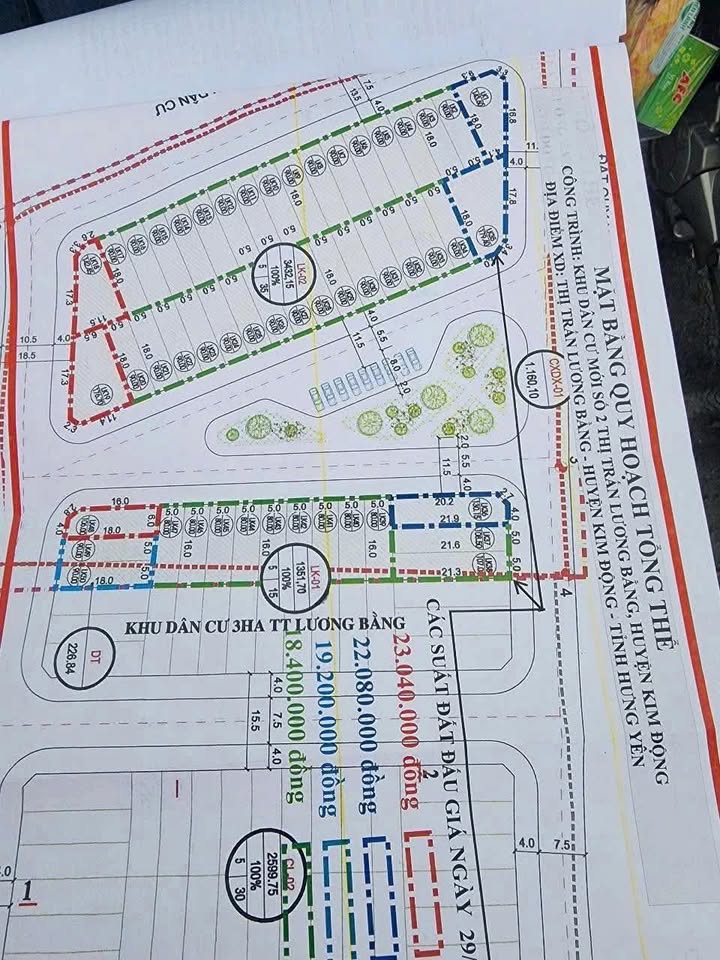 Đất nền Lương Bằng, Hưng Yên 90m² giá 3 tỷ - Đầu tư sinh lời ngay!