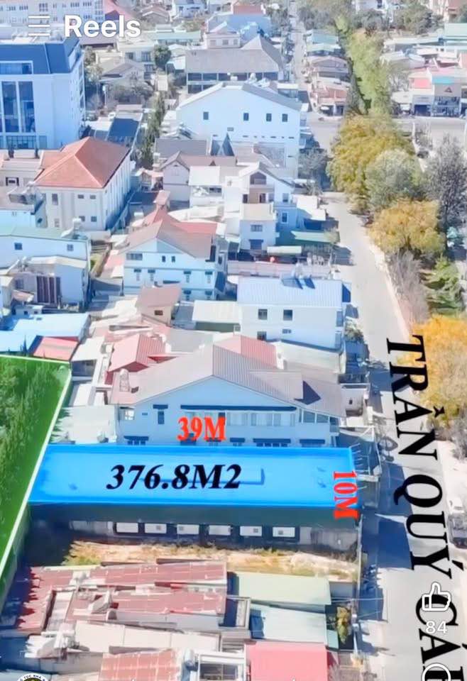 Đất nền mặt tiền đường Trần Quý Cáp, Đà Lạt - Diện tích 376m², giá 23 tỷ - Đầu tư sinh lời hấp dẫn!