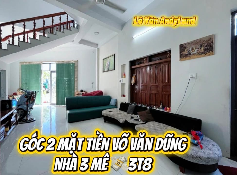 Nhà góc 2 mặt tiền Võ Văn Dũng 60m² giá 3 tỷ - Thiết kế hiện đại, đầy đủ công năng!