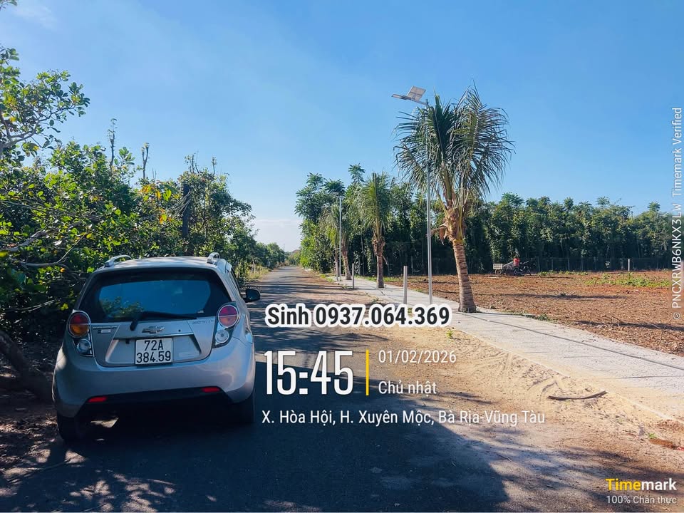 Đất nền Xã Hòa Hội, Huyện Xuyên Mộc 410m² - Giá ưu đãi bất ngờ!