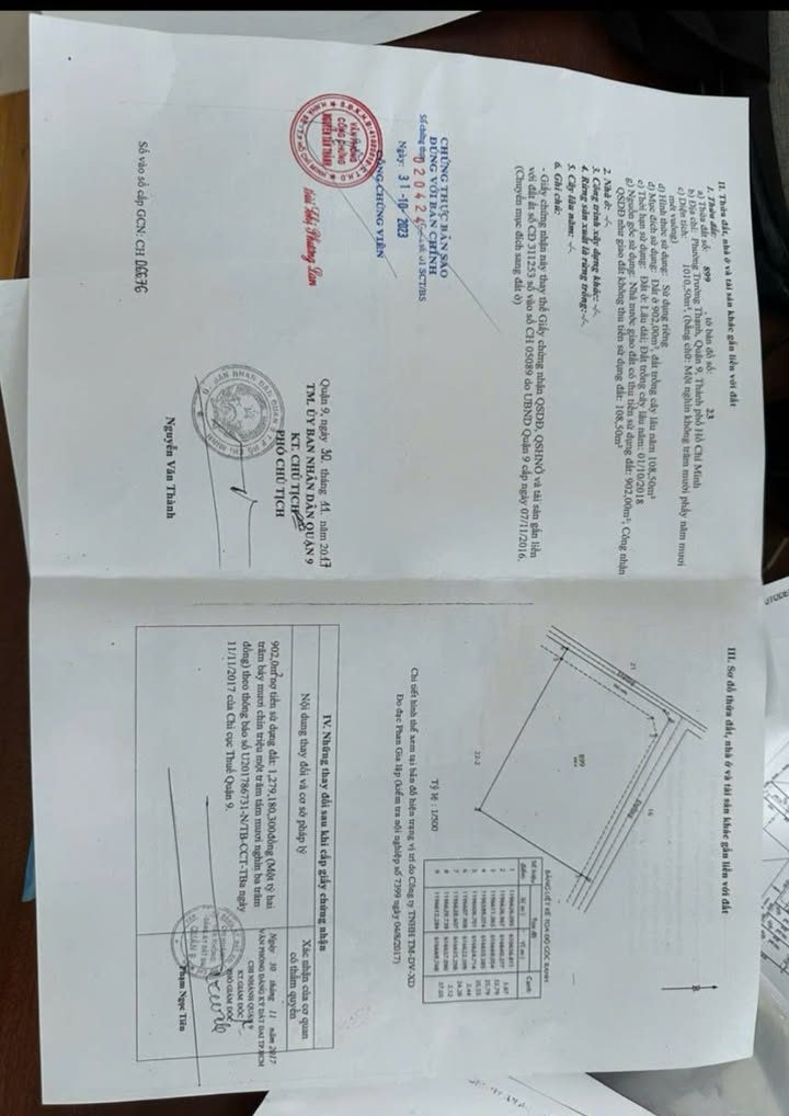 Đất nền Thủ Đức 1010m² giá 36 tỷ - Sổ hồng chính chủ, xây cao tầng