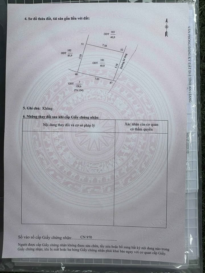 Đất nền thổ cư Mỹ Thới, Long Xuyên 40m² - Đầu tư sinh lời ngay!