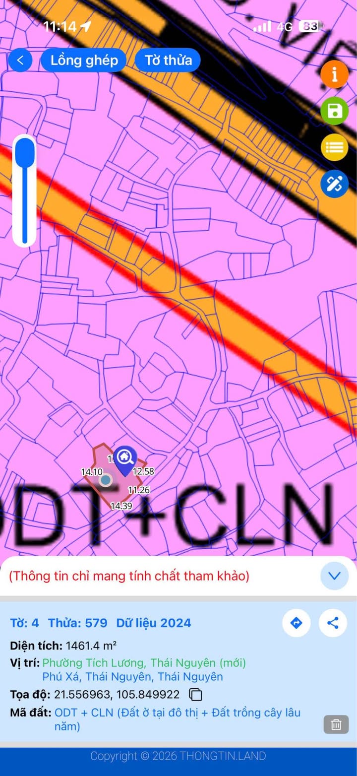 Đất nền Phú Xá Thái Nguyên 99m² giá 1 tỷ - Sổ đỏ chính chủ, thuận tiện xây dựng