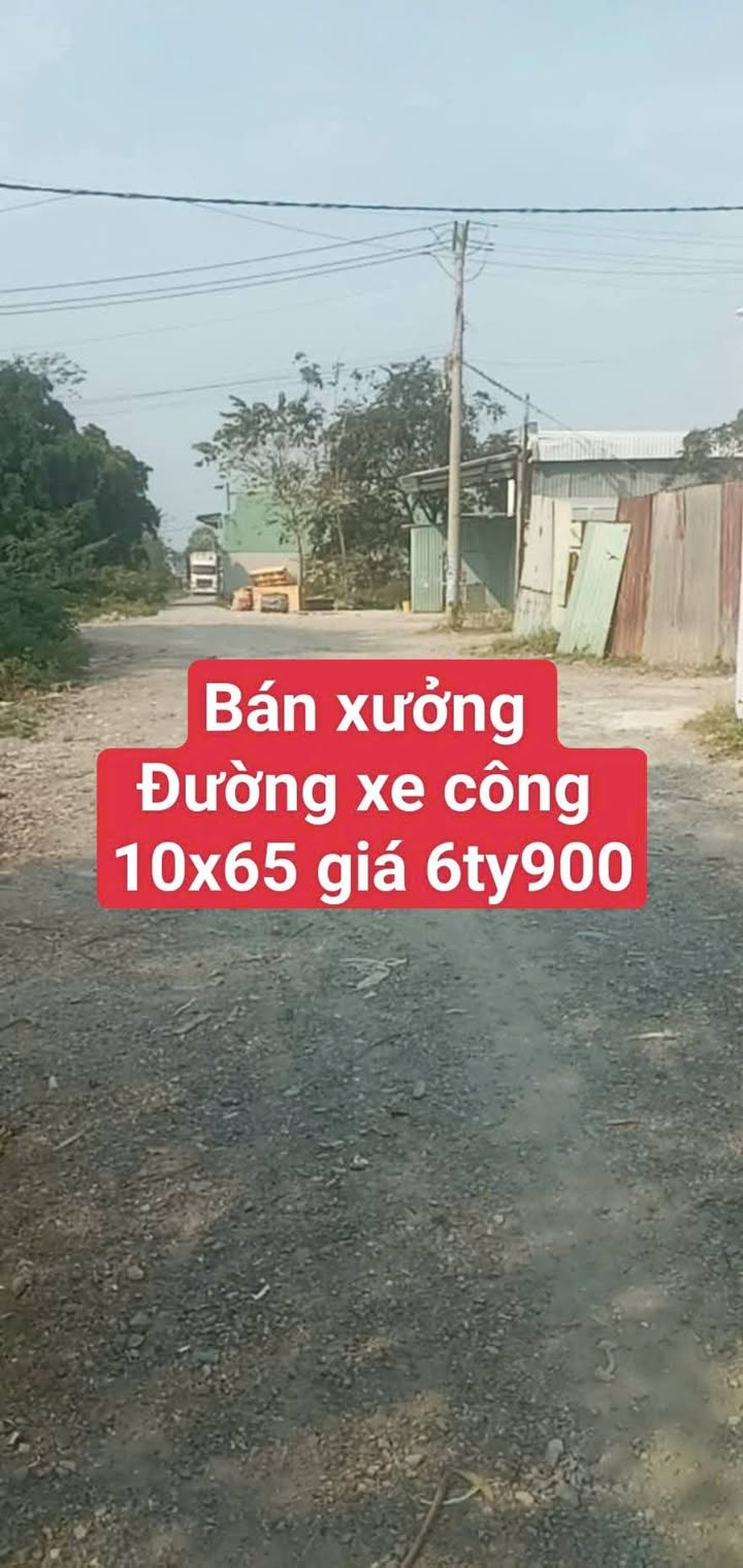 Xưởng 650m² tại Xã Tân Lân, Huyện Cần Đước, giá 6.9 tỷ - Đầu tư sinh lời ngay!