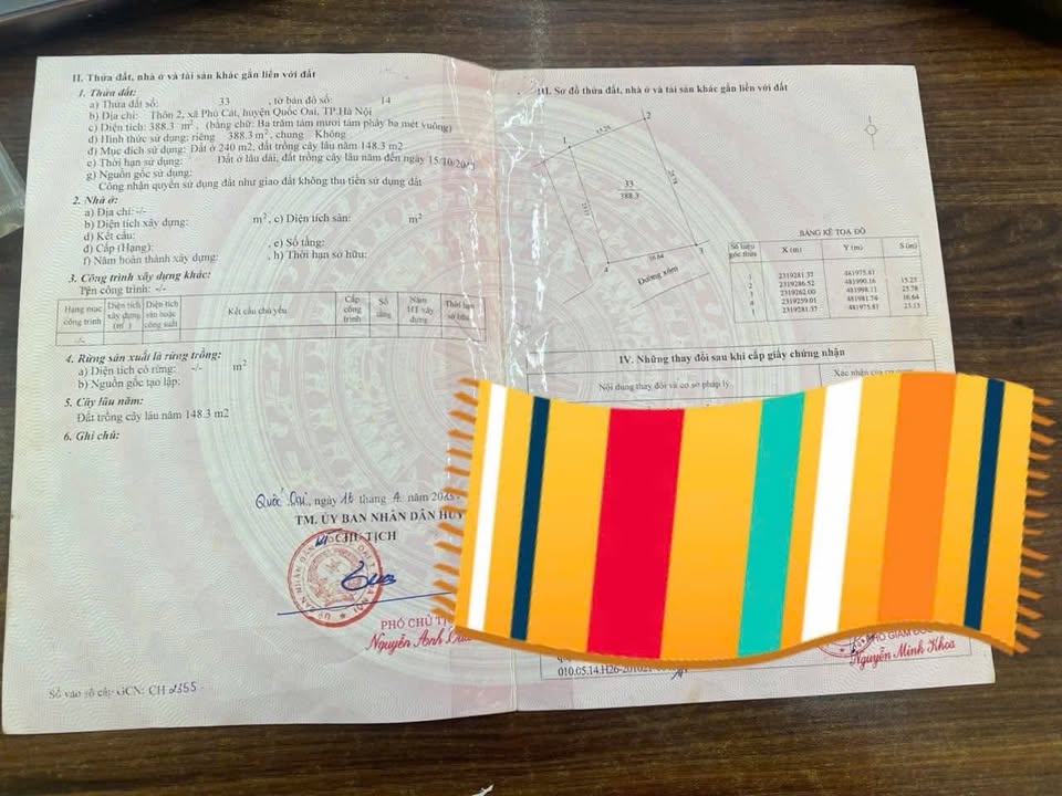 Đất thổ cư Phú Cát 383m² giá chỉ 2,x triệu/m² - Cơ hội đầu tư hiếm có!