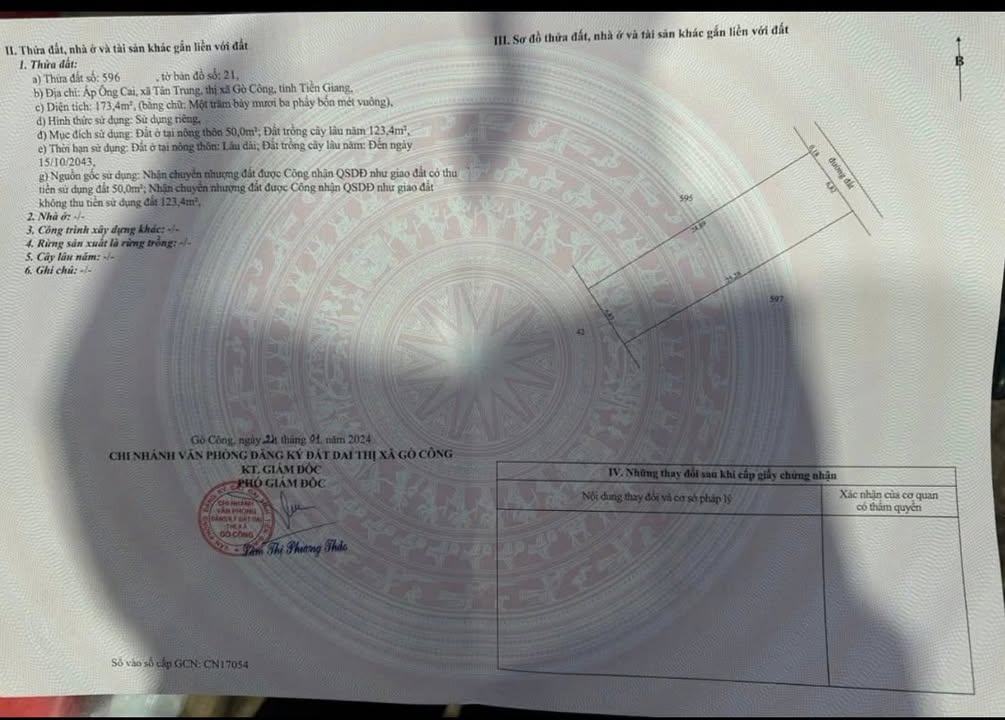 Nhà mặt tiền Đường bêtông KP Ông Cai 173m² giá chỉ 490 triệu - Cơ hội đầu tư hấp dẫn!