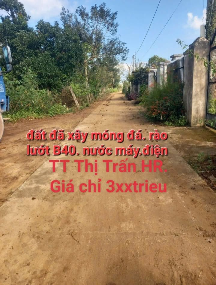 Đất thổ cư Khu phố 8 - Thị trấn Hai Riêng 190m² giá 3 tỷ - Sẵn sàng xây dựng!