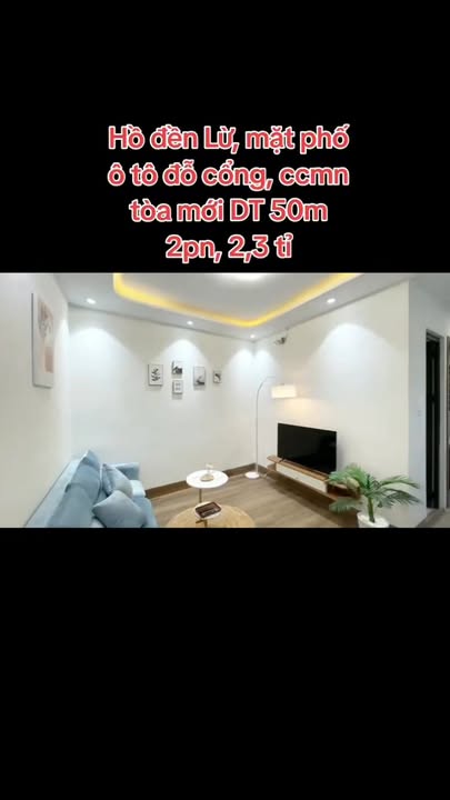 Căn hộ mặt phố Hồ Đền Lừ, Quận Hoàng Mai 50m² giá 2.3 tỷ - Sẵn sàng vào ở!