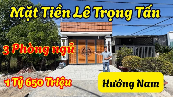 Nhà cấp 4 mặt tiền Lê Trọng Tấn, Ninh Thạnh, 160m² giá 1.65 tỷ - Phong thủy tốt!