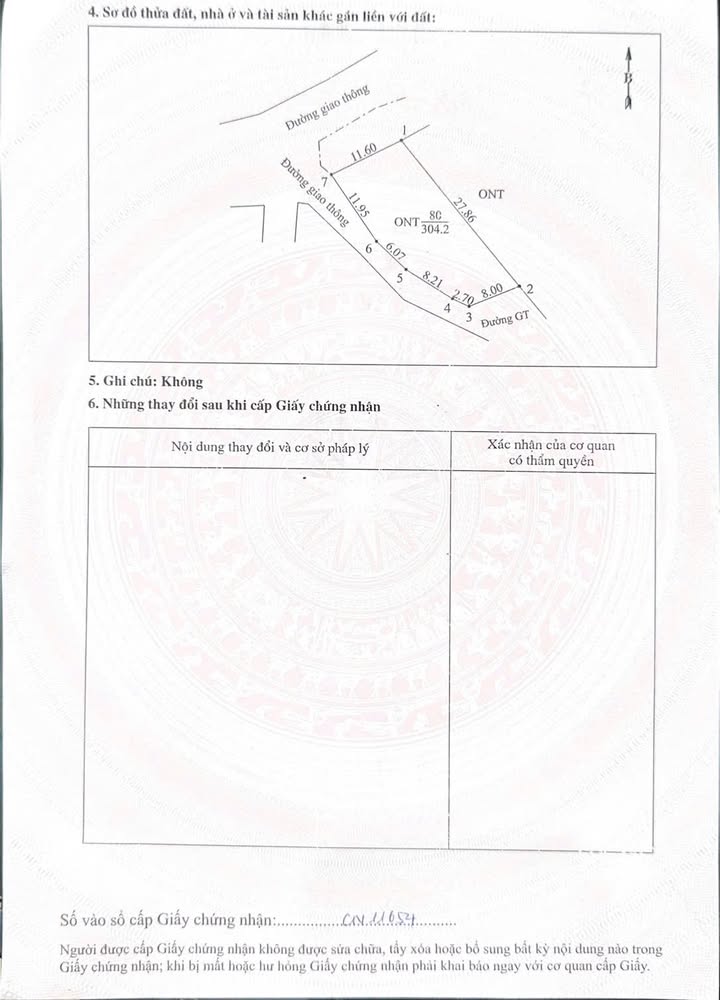 Đất nền 11m 3 mặt tiền xã Tu Vũ, Phú Thọ giá 1 tỷ - Cơ hội đầu tư hấp dẫn!
