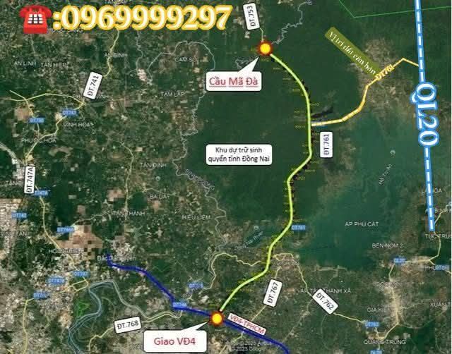 Đất nền 1900m² xã Phú Lý, Vĩnh Cửu - Kinh doanh sầm uất, giá chỉ 3.2 tỷ!