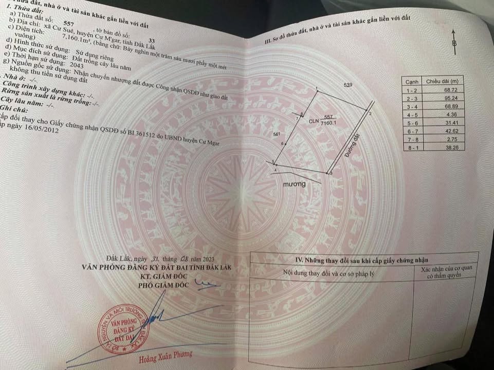 Đất nền xã Cư Suê, huyện Cư M'gar 25.200m² giá 3.15 tỷ - Đầu tư tiềm năng!