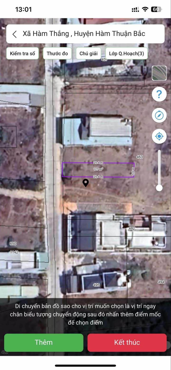 Đất thổ cư trục chính Cá Đồng - Hàm Thắng 126m² giá 1 tỷ - Đối diện trường mẫu giáo