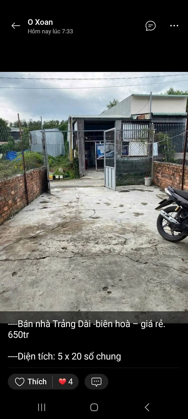 Nhà riêng Trảng Dài, Biên Hòa 100m² giá 650 triệu - Cơ hội vàng cho nhà đầu tư!