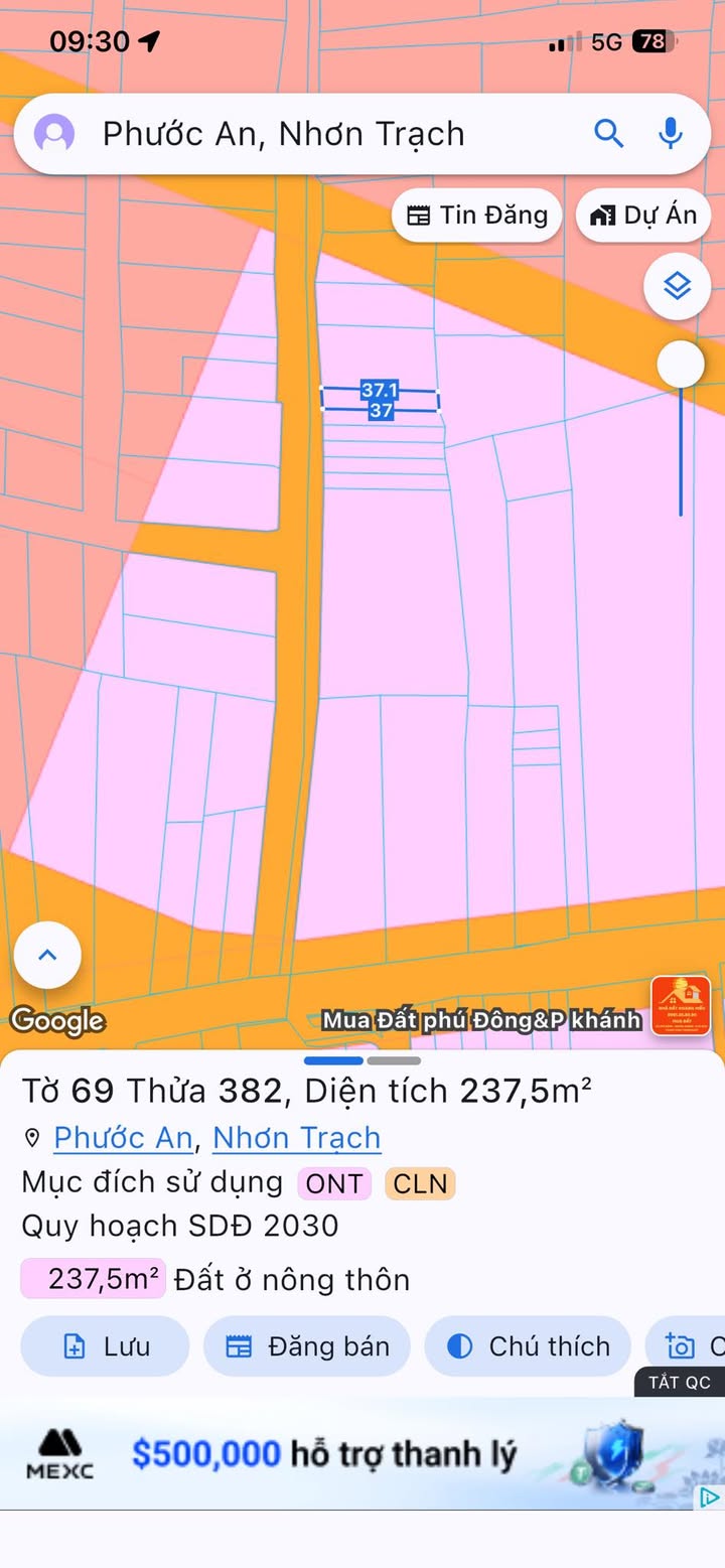 Đất nền chính chủ TP. Long Khánh 251m² giá 1.8 tỷ - Cách Hùng Vương 150m