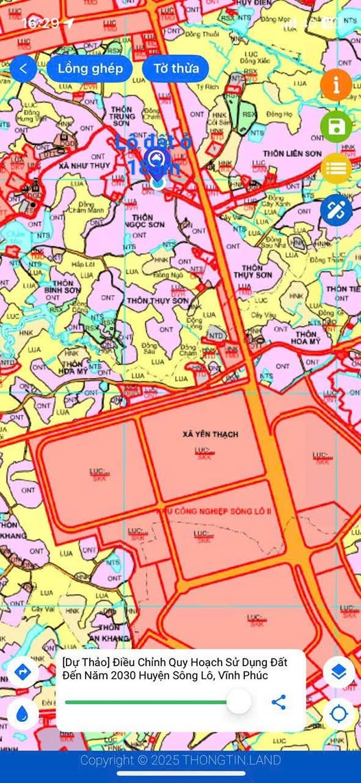 Lô đất khu công nghiệp Sông Lô 2 - 183m² giá 1.3 tỷ - Đầu tư sinh lời tốt!