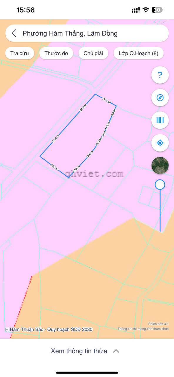 Đất thổ cư 1450m² đường bê tông Hàm Thắng - Giá chỉ 1.4 tỷ!