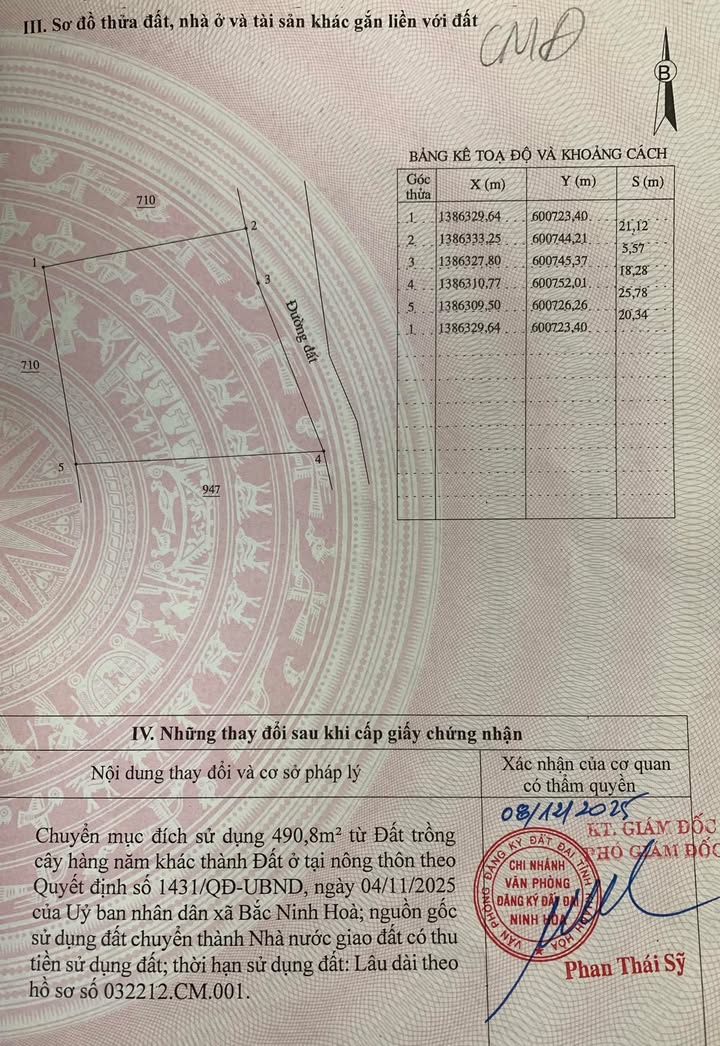 Đất nền thổ cư 163m² Chánh Thanh, Ninh Hòa giá chỉ 1.059 tỷ - Đầu tư sinh lời ngay!