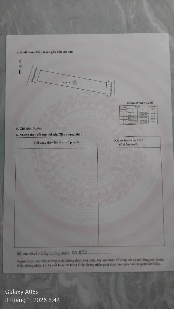 Đất thổ cư 222m² tại xã Lai Đồng, huyện Tân Sơn - Cơ hội đầu tư hấp dẫn!