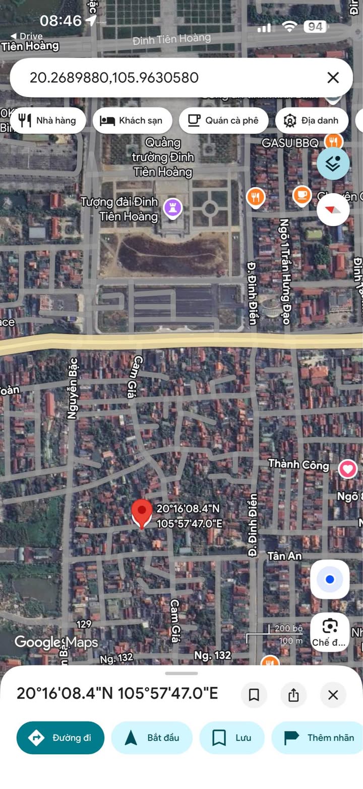 Đất nền Ninh Khánh 62m² giá 3 tỷ - Hướng Bắc, đường ô tô vào tận nơi!