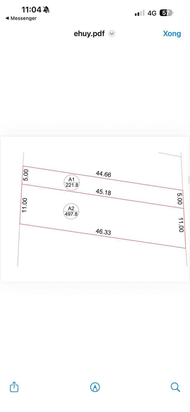 Đất thổ cư 500m² tại Xã Nam Thanh, Huyện Nam Đàn - Giá thỏa thuận, có thể chia lô!