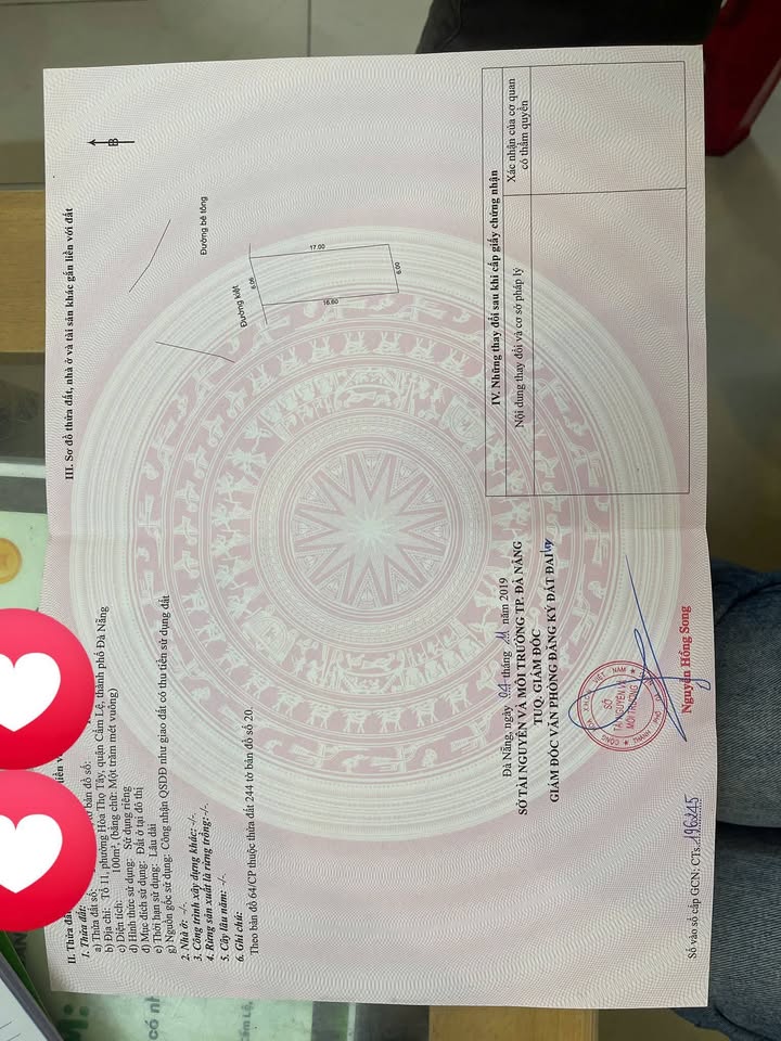 Đất nền 100m² tại Hòa Thọ Tây, Cẩm Lệ giá 2.98 tỷ - Tiềm năng đầu tư cao!